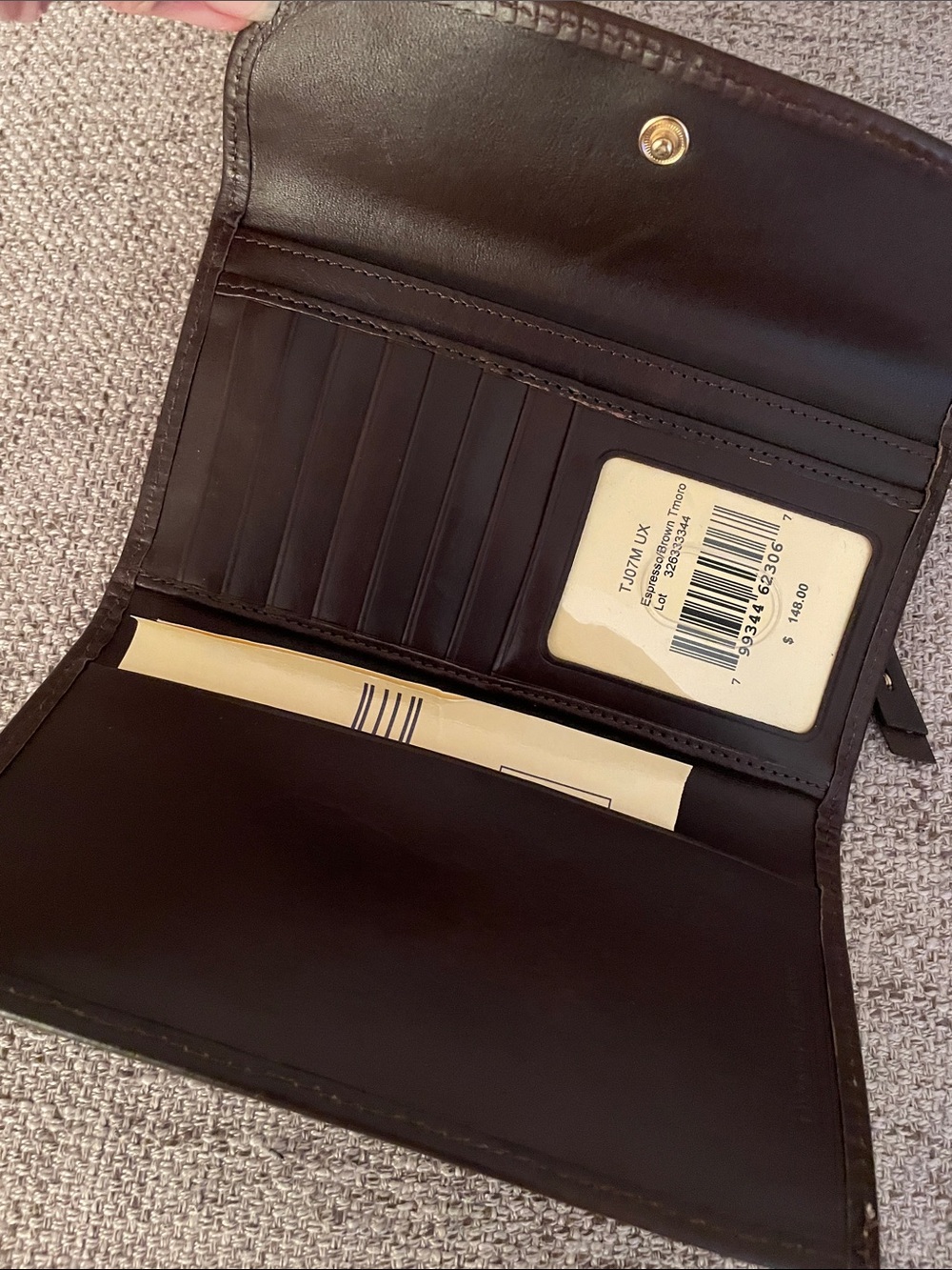 Dooney & Bourke Lizard Continental Clutch - Picture 7 of 10